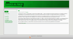 Desktop Screenshot of gagner-au-poker.eu